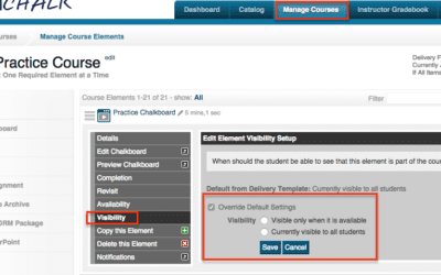 How to Set Up Element Visibility