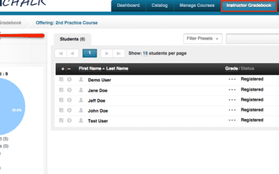 A Guide to the Instructor Gradebook