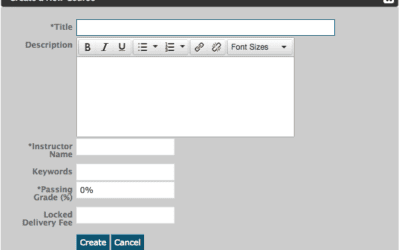Back to Basics: How to Create a Course