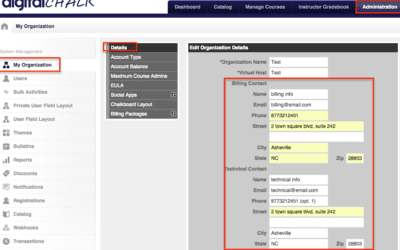 Quick Tip: Change Company Billing & Technical Contact Information